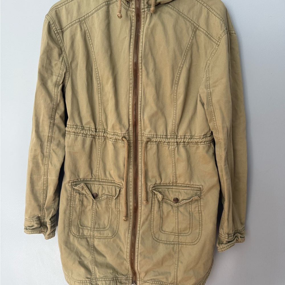Hollister Woman’s Green Hooded Coat
